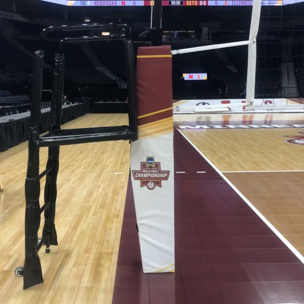 International Volleyball Official Stand with Wheels (DE73)